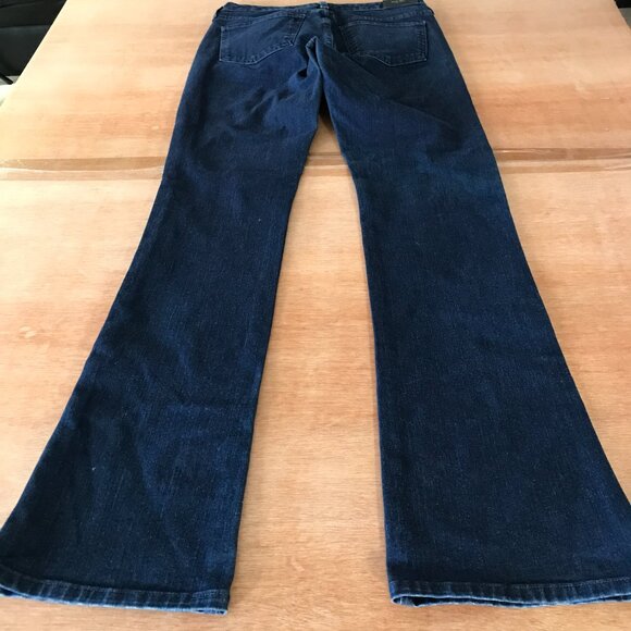 Kate Spade The Uptown Flared Jeans Women 29 Blue Mid Rise Dark Wash Stretch - Picture 2 of 14